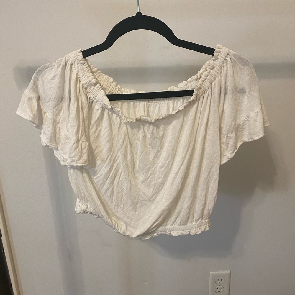 Off the shoulder or up on the shoulder top